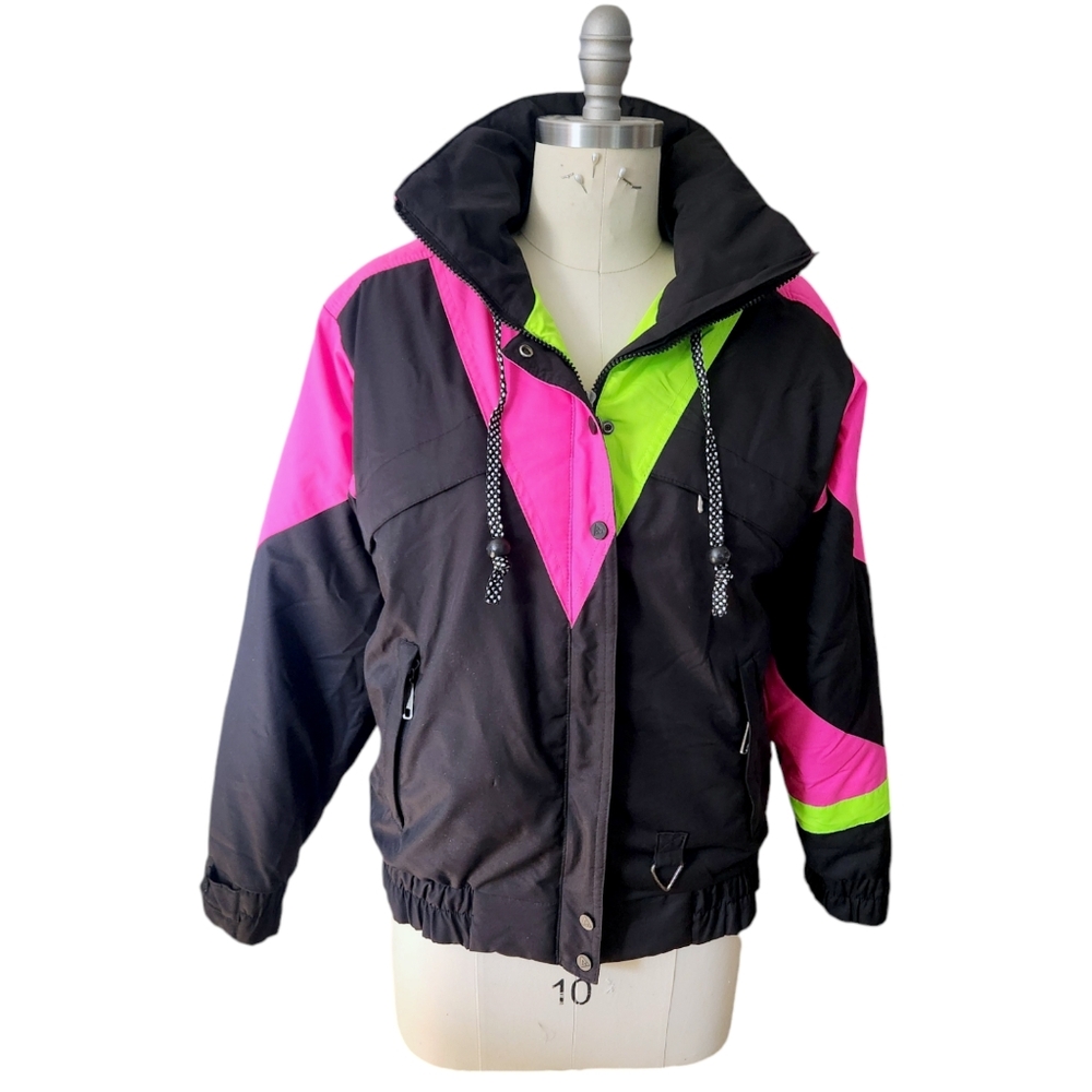 Vintage Ski Jacket, Black Bear Ski
